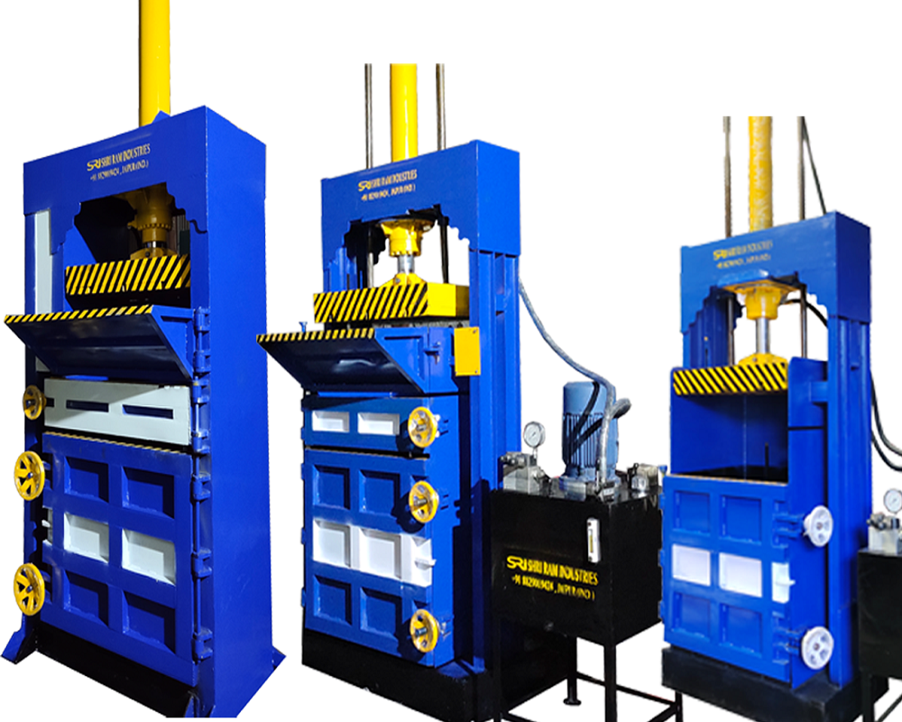 Baler Machine Types Shri Ram Industries|Husk Baler Machines, Bhusa Packaging Machines ...